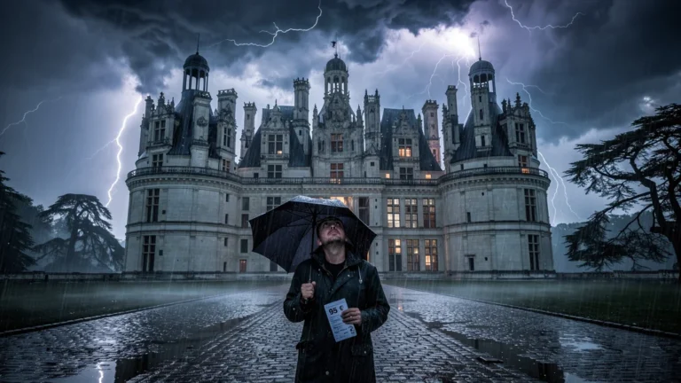 95 € de gâchis sous l'orage lors d'une visite nocturne annulée au Château de Chambord