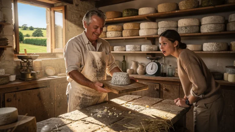 Première dégustation de Valençay AOP chez un fromager fermier près de Selles-Sur-Cher